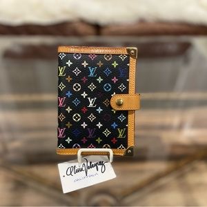 Louis Vuitton Multicolor Noir Agenda PM